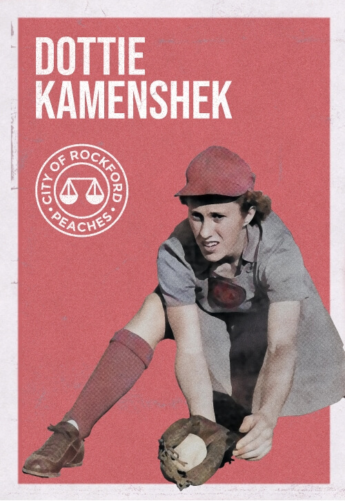Dottie Kamenshek Baseball Card