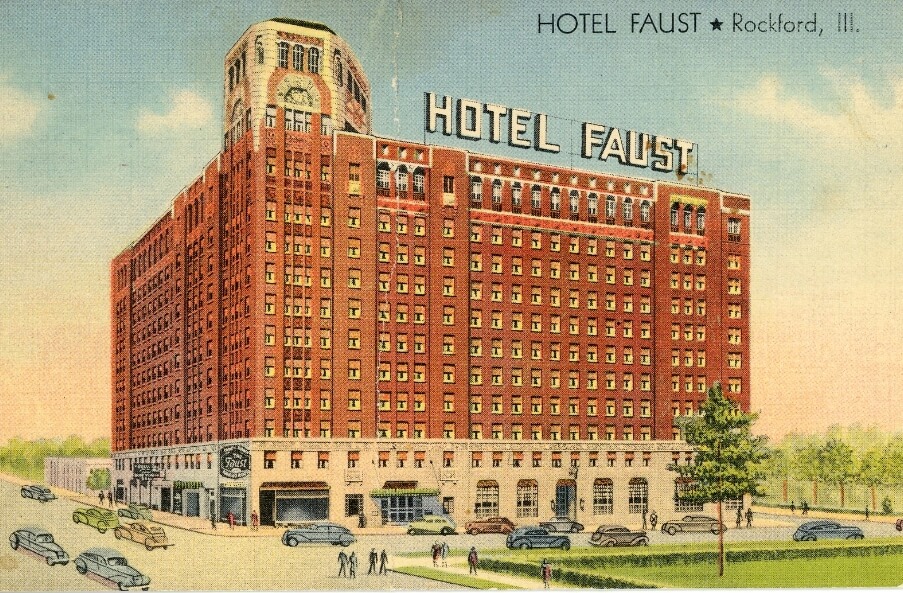 Faust Hotel Postcard