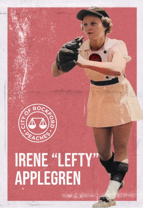 Irene Lefty Applegren Baseball Card