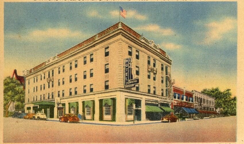Lafayette Hotel Postcard